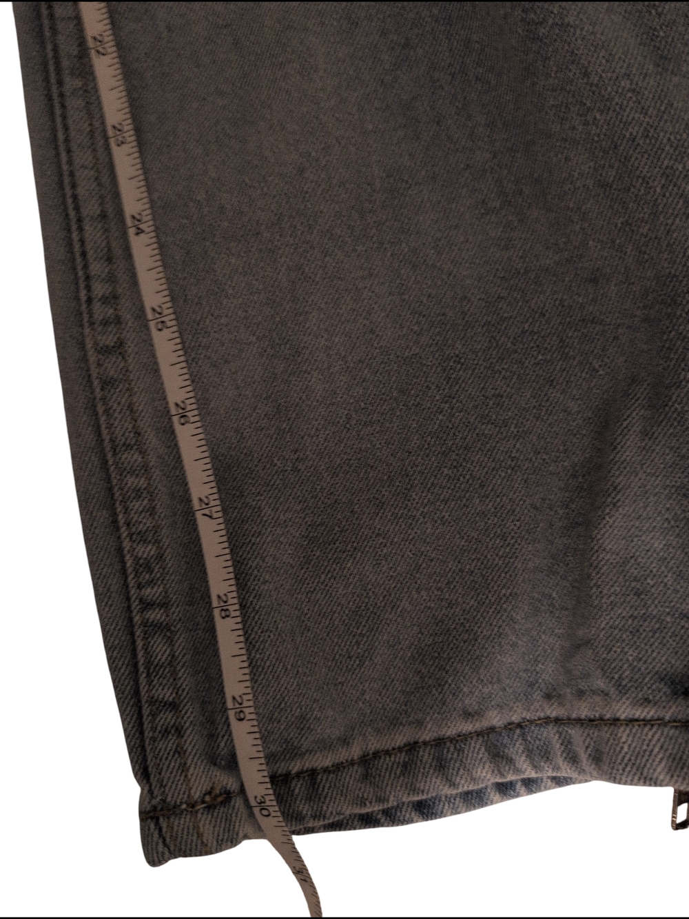 Vintage Man boohooMan Zippers Button Fly Unique Jeans Denim 32x30 - Picture 12 of 14